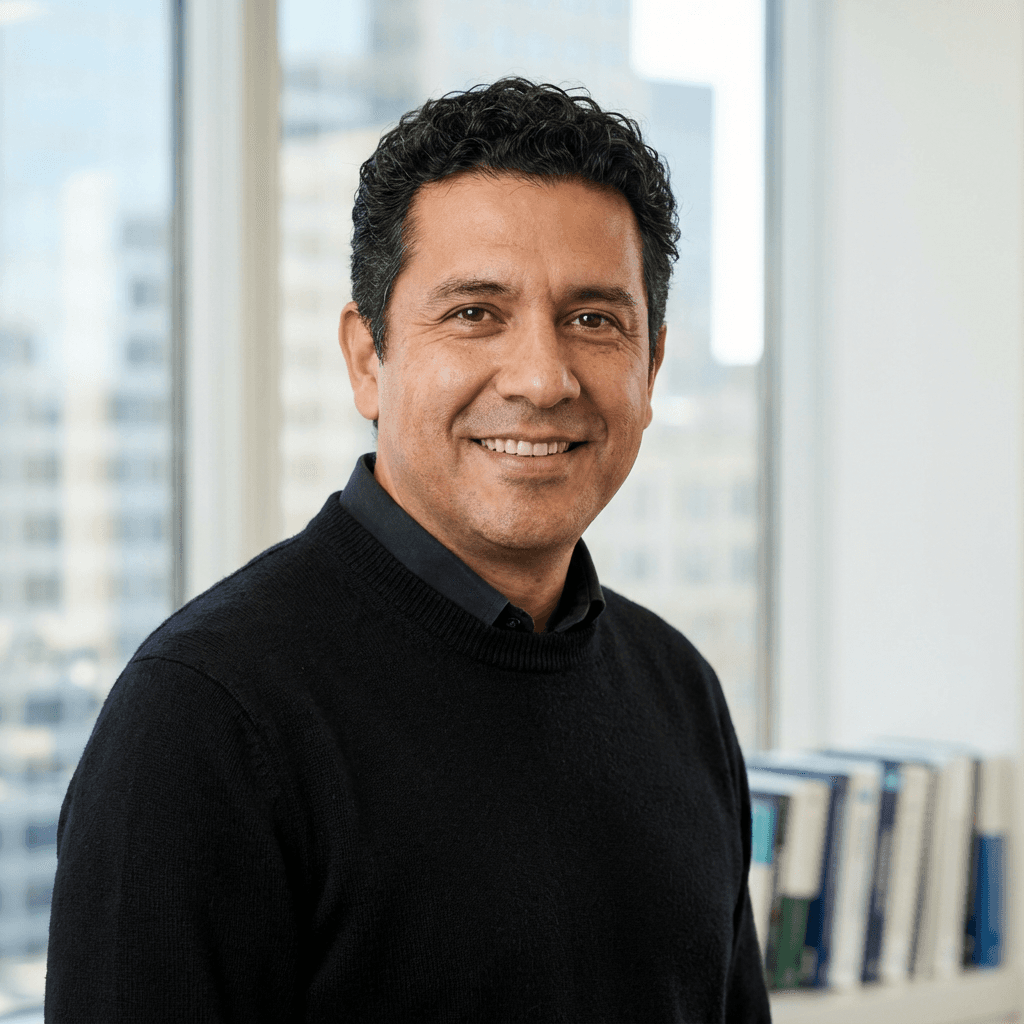 Professional headshot of a male financial consultant in his 40s